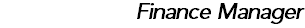 Finance Manager